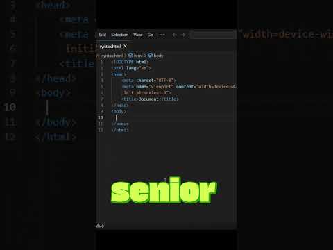 HTML-5 SHORTCUTS JUNIOR