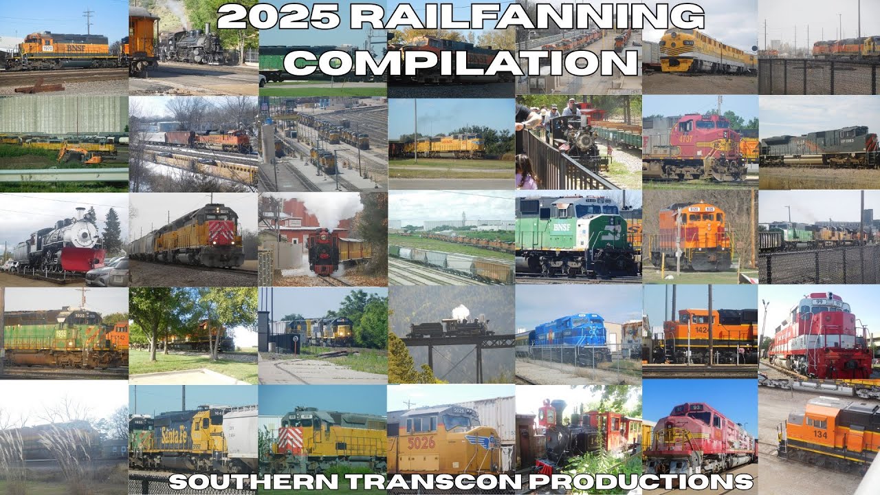 2025 railfanning compilation