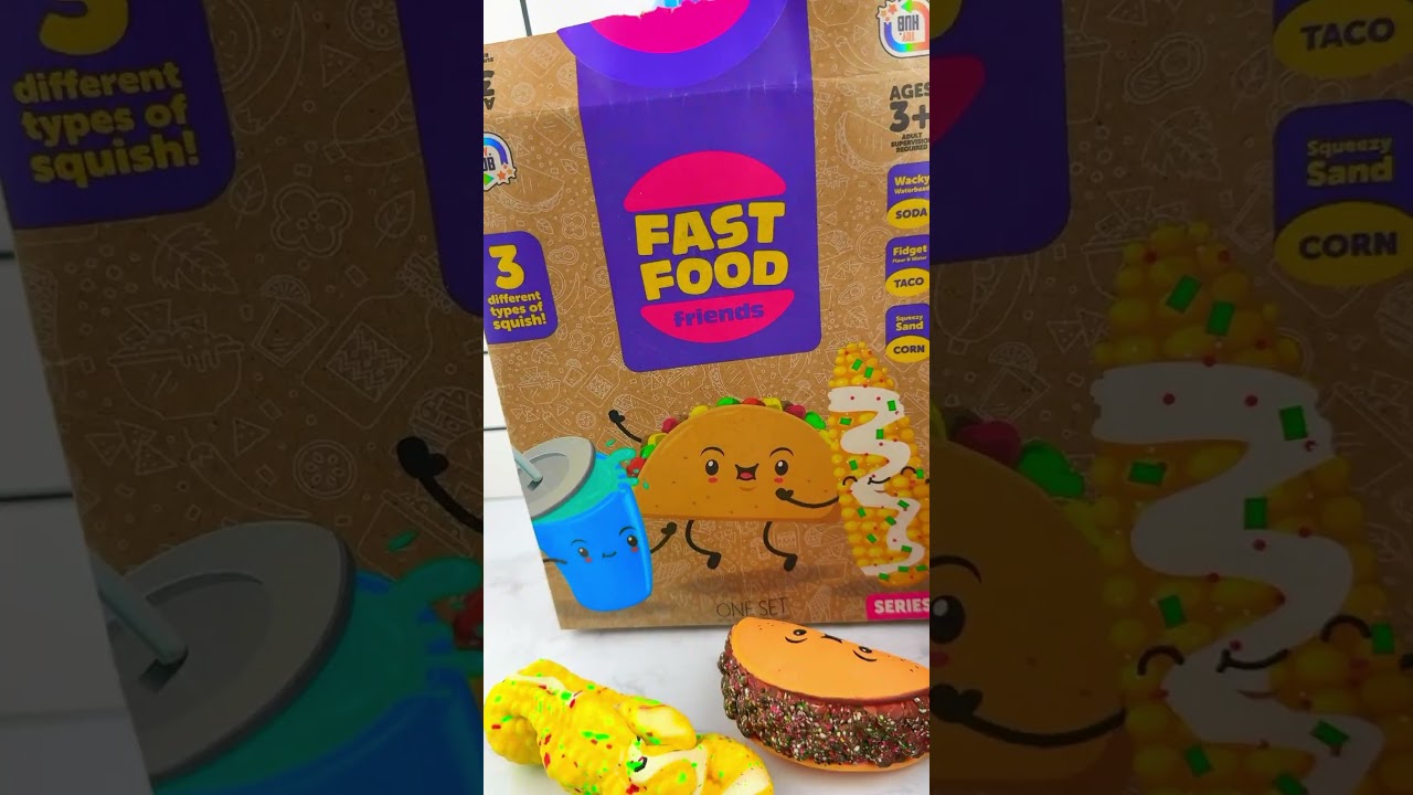 Fast Food Fidget Meal Satisfying Video ASMR! 🌮🥤