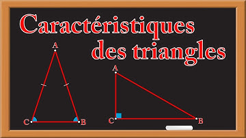 Maths,  les caractéristiques des triangles ( rectangle, isocèle, équilatéral, quelconque, scalène )