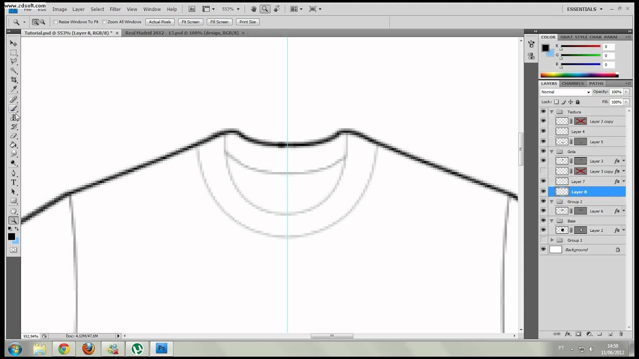 Criando Camisas pelo photoshop - Creating Shirts in photoshop - YouTube
