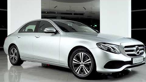 Mercedes-Benz Product Expert presents E 180 AVANTGARDE