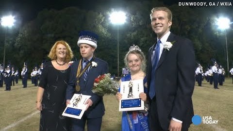 This duo was unbeatable as homecoming king and queen