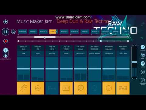 Music Maker Jam Deep Dub Raw Techno Space Travel Preview 