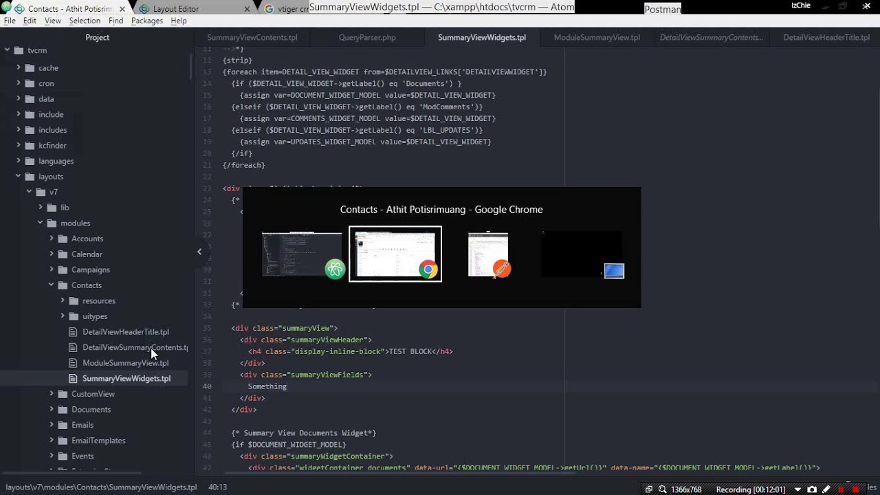 Vtiger - Edit Module - YouTube