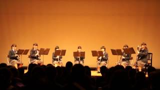 12.野々池中学校　　　クラリネット８重奏