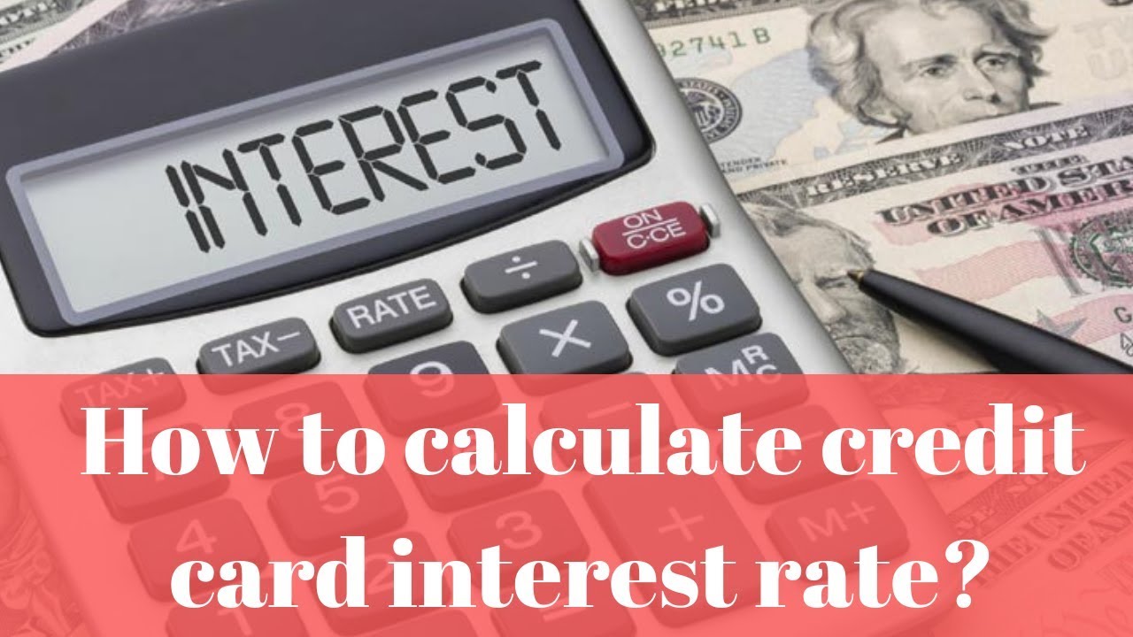 How to calculate credit card interest rate? - YouTube