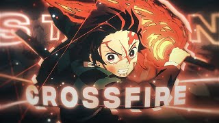 Crossfire - Tanjiro VS Rui | Demon Slayer [AMV/Edit]
