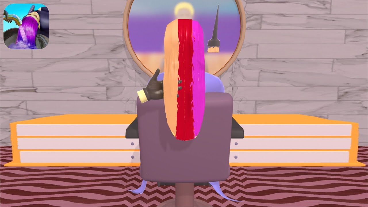 Hair Dye! Game 👩🏻‍🦰 All Levels New Update iOS / Android Mobile