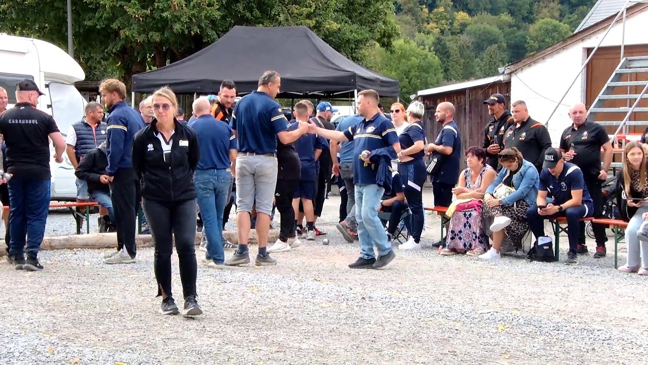 Miniature : Pétanque 2025: CFI Durbuy, 1/2 finale hommes