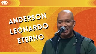 Anderson, do Molejo, deu voz aos maiores hits do grupo; relembre participação no Faustão na Band