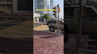 Follow traffic rules , save your lives 💯😂 exploring JBR Dubai #trending #shorts #viral