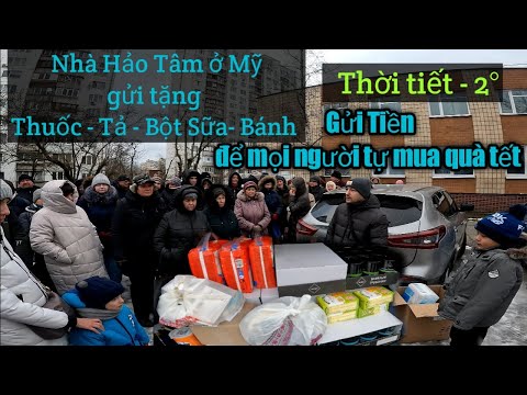 Video Đứng Giữa Trời Đông -2° PHÁT TIỀN Từ NHÀ HẢO TÂM ở Mỹ... - youtube