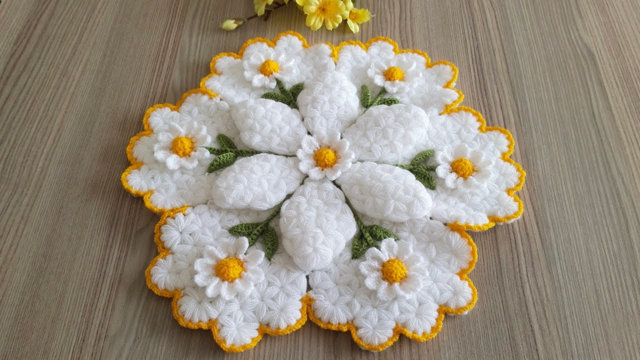 🌼BU LİF OLAY OLUR! PAPATYA BAHÇESİ LİF MODELİ TASARIM (GONCA DOĞRU)