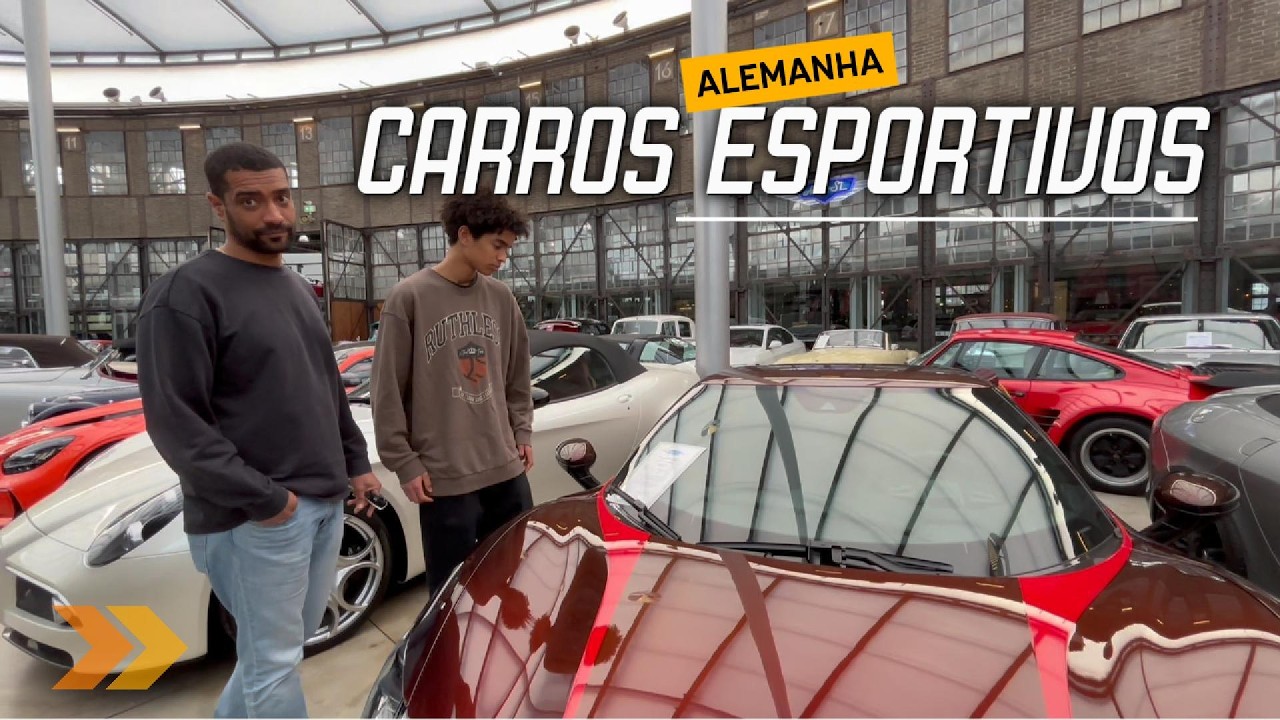 Descobrindo Carros Esportivos e Clássicos em Düsseldorf, Alemanha.