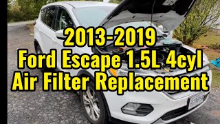 2013-2019 Ford Escape 1.5L Air Filter Change | EASY DIY Guide