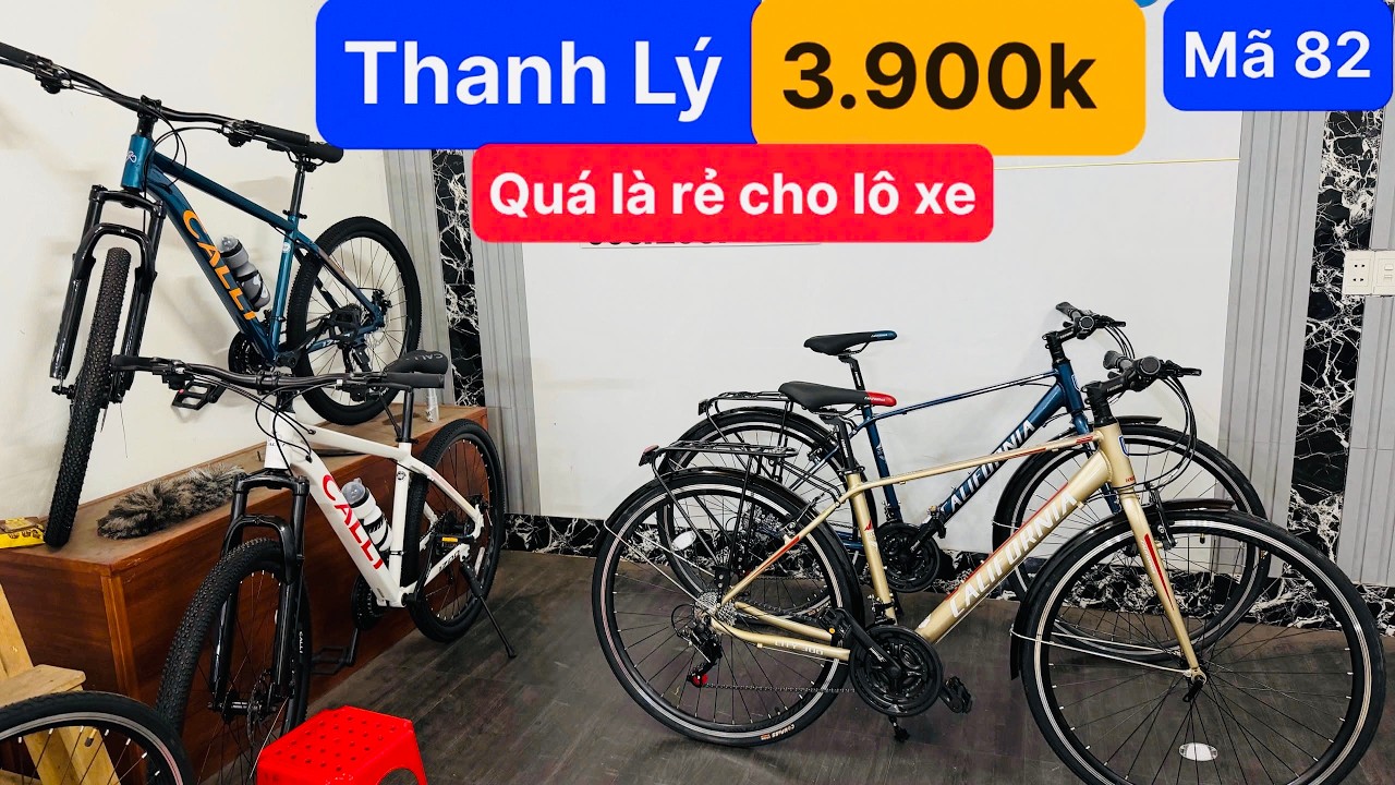 Lô xe đạp mới THANH LÝ Giá rẻ 2 mầu xe CALIFORIA Xe đạp chính hãng giá rẻ hơn xe đạp bãi nhật
