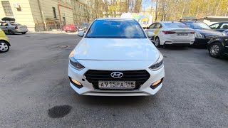 Hyundai Solaris 2018г.1.4АТ Пробег 122.230. Цена:795.000 Продано