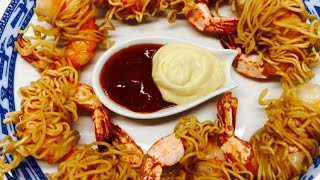 Nouilles frites croustillantes aux crevettes - Mì cuộn tôm chiên giòn | Phương LAGNY
