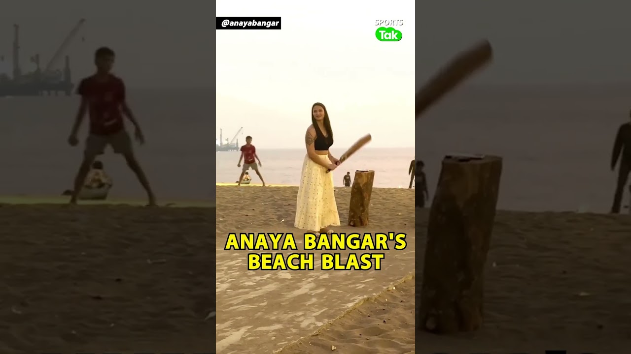 ANAYA BANGAR का BEACH CRICKET ADVENTURE, ANAYA ने BEACH पर दिखाया CRICKET का धमाल |