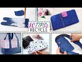 10 SUPER TRICKS & DIY OLD JEANS REUSING 😇😍 How to Recycle Your Old Jeans Pants Crafts