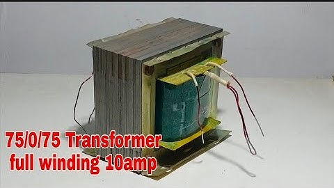 75/0/75 Transformer full winding in 10 amp