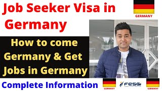 Germany Job Seeker visa 2020 ! How to Apply ! How to Get ! How to Find Jobs ! Work in Germany!Salary
