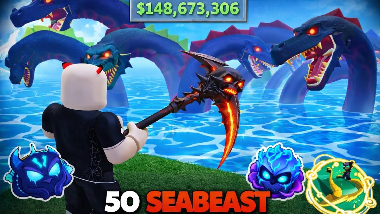 Killing 50 SEABEAST in Bloxfruit 
