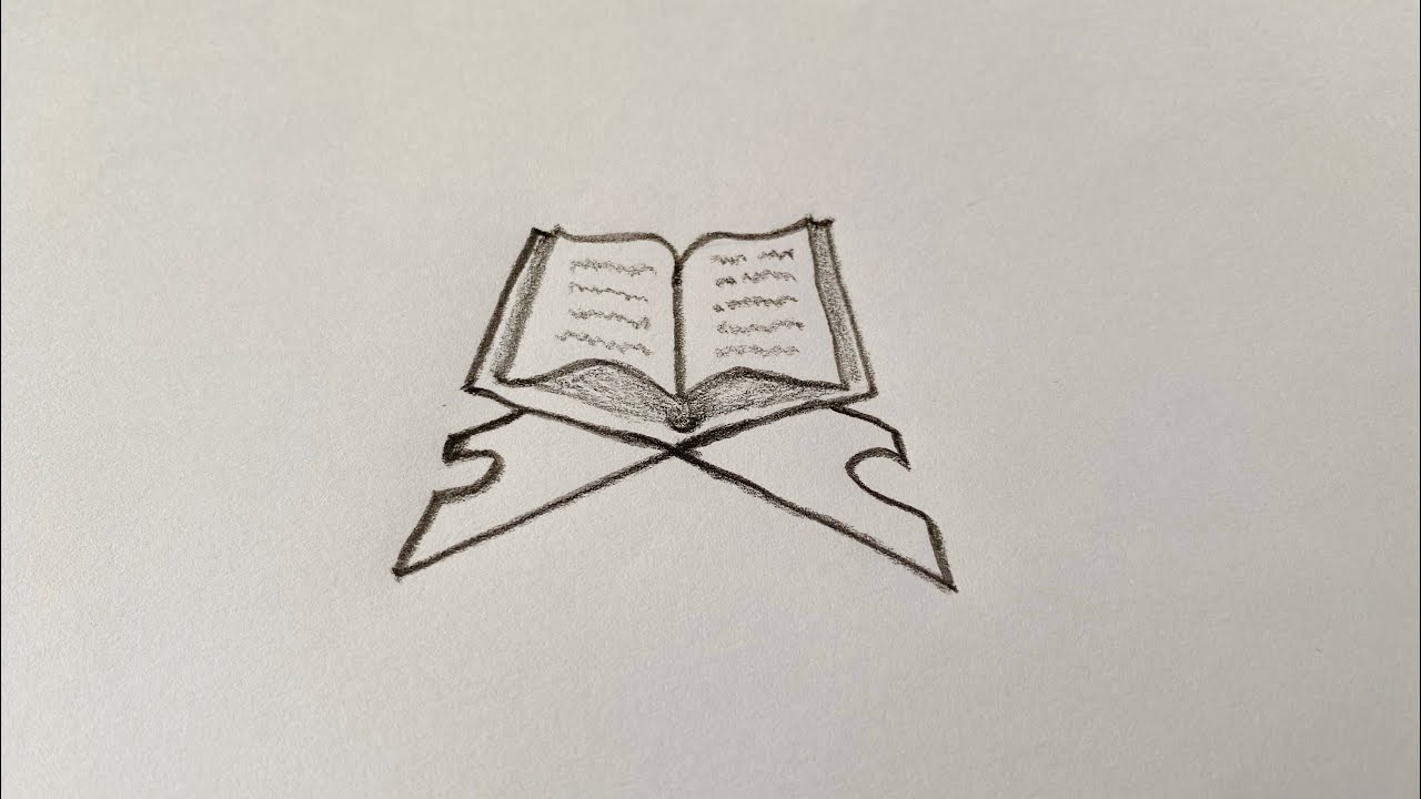 Quran Sharif Drawing / How To Draw Quran ❤️