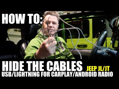 JEEP JL/JT HOW TO - Hiding the USB Cable Behind the Dash