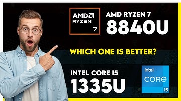 AMD Ryzen 7 8840U vs Intel Core i5 1335U Comparison