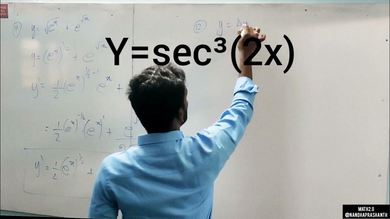How to Find the Derivative of Sec^3(2x) in Three Simple Steps YouTube