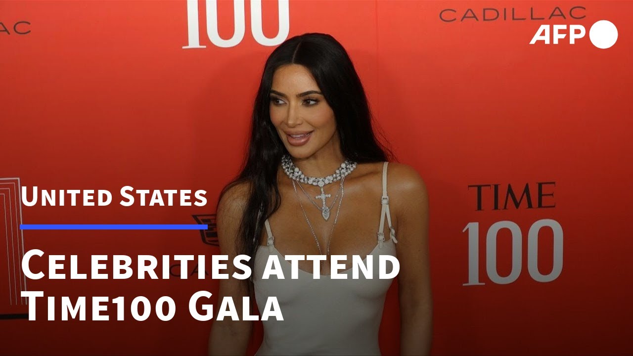 Celebrities walk the Time100 Gala red carpet in New York | AFP