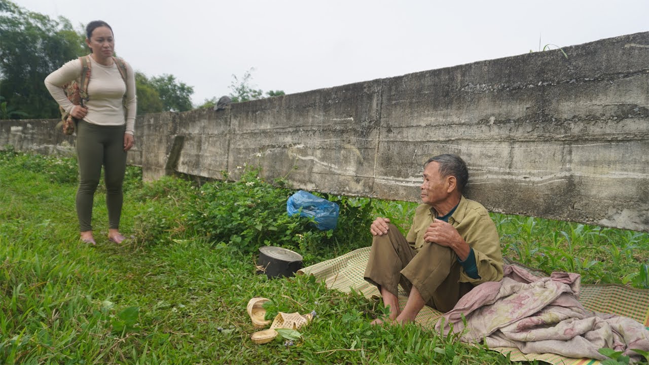 What will happen to a homeless old man sleeping under a bridge when he meets a girl who helps him?