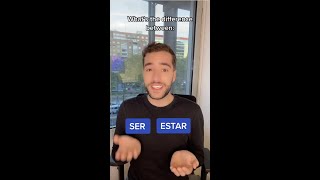 Difference between SER - ESTAR in #Spanish #shorts screenshot 2