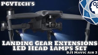 Landing Gear Extensions LED Head Lamps Set (DJI Mavic Air 2) | PGYTech