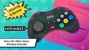 Retro-Bit SEGA Saturn Official 2.4Ghz Wireless Controller | Unboxing & Review