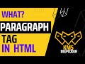 What is HTML Paragraph Tag and How it works? Wedevelopment tutorial #5 in Urdu/Hindi