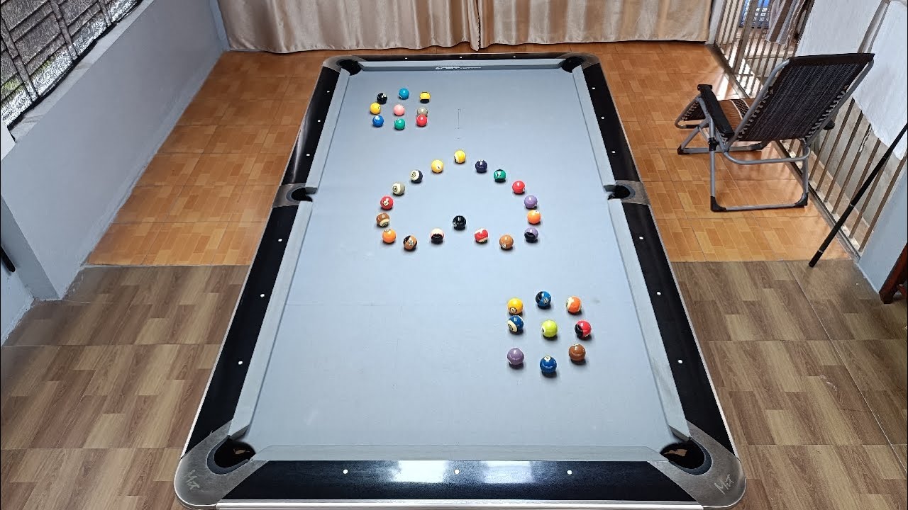 Pool Challenge: 6♥ Shape  with 36 Balls | LIVE