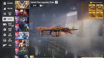 Codm Buying 1CP Legendary Weapon Crate | S10 4th Anniversary Cod Mobile