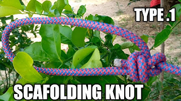 How to tie a Scafolding knot|How#|very perfect|@Knots factory