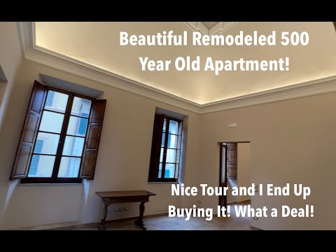 Tuscany Italy Modern Apartment Tour Great Investment - High Profit! 40% Return on Investment.