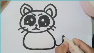 How To Draw A Evil Cat Step By Step