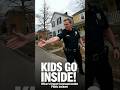 Bodycam: Officer's Stern Plea: Kids Go Inside, Stay Safe