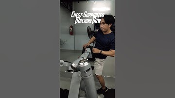 How to use a Chest-supported machine row? #gymgoals #gymtutorial