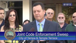 City Of Tampa Joins Forces With City Of Temple Terrace For Neighborhood Cleanup