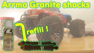 arrma granite shock refill (HD tutorial)