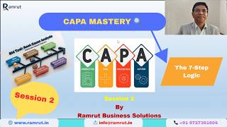 CAPA Masterclass Session 2: The 7-Step Logic & Root Cause Mastery