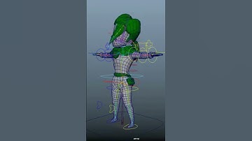 Character Rigging in Maya in 20 Seconds demo Rigging #maya #blender #rigging  #unity