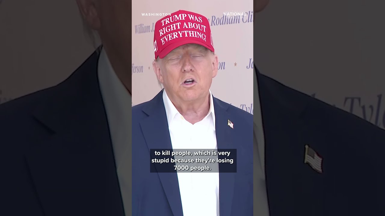 Trump Says Putin And Zelenskyy Are Like Oil Vinegar 